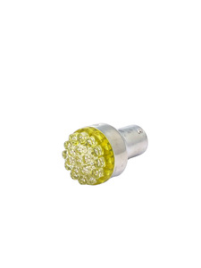 Bulb -LED Super Bright Bulb Amber Color 6v Replaces #1156 Single Contact (Straight Pins) Photo Main