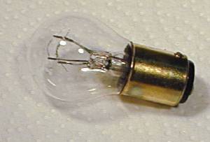 Bulb -Brake Lights and Turn Light Bulb #1158 6v Dual Element (Straight Pins) Photo Main