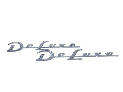 Fender Script "Deluxe" Rear  (Superior Quality) Photo Main