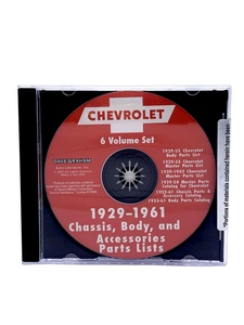 Chevrolet Parts Book, On CD. 29-61 Cars, Trucks and 53-61 Corvette Photo Main