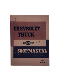 Shop Manual - Original 1947 Only! Photo Main