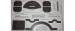 Chevrolet Parts -  Decal Set - Instruments With Speedo and Odometer