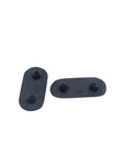 Chevrolet Parts -  Splash Apron Rubber Bumpers With 2 Tips -Front