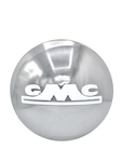 GMC Parts -  Hub Cap, (GMC ) Chrome With White Lettering - 1/2 Ton Only