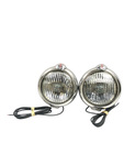 Chevrolet Parts -  Driving Lights (12v, 5") Clear With Brackets