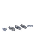 Chevrolet Parts -  Convertible Top Striker Set - Stainless, Unfinished Quality (No Latches) -Cabriolet 