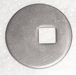 Chevrolet Parts -  Washer For Bed Wood, Stainless Steel. Offset Square Hole. 1/2 Ton