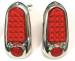 Chevrolet Parts -  Chevrolet Car Tail Light Assembly - Stainless Steel - Led. All (Except Sedan Delivery And Wagon) 12 Volt