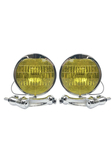  Parts -  Fog Lights -Nice Reproduction With Painted Brackets