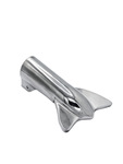 Chevrolet Parts -  Exhaust Extension. Repro Of Original Right Side Whale Tail Shape (Chrome) With Clamp