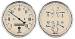  Parts -  Instrument Gauges - Auto Meter Antique Beige Series, 5" Quad Gauge and Speedo (Electric)