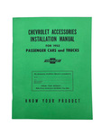 Chevrolet Parts -  Accessory Installation Manual (Superb)