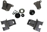 Chevrolet Parts -  Motor Mount Kit. Bolt-On For 1940 Chevy Cars With Non-Chassis Engineering IFS Kit, '58 and Up Small Block