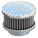  Parts -  Air Cleaner, Finned Aluminum Short (2" Tall). Choose Carb Neck Size and Finish (Polished Or Unpolished)
