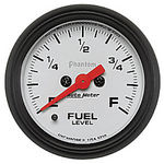 Parts -  Instrument Gauges - Auto Meter Phantom Series 2-1/16" Fuel Level Gauge. Electric Fully Programmable 0-280 Ohm., Short Sweep
