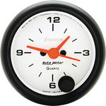  Parts -  Instrument Gauges - Auto Meter Phantom Series 2-1/16" Electric Clock