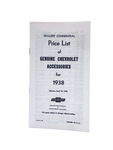 Chevrolet Parts -  Price Guide- Advertised Delivery