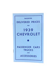 Chevrolet Parts -  Price Guide Booklet- Advertised Delivery