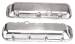 Chevrolet Parts -  Chevrolet Valve Cover Polished Aluminum Big Block Chevy Short- Plain With Hole and Baffled (Grommets and Bolts)