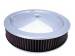  Parts -  Air Cleaner, Chrome 14" X 3" Muscle Car Style  -Washable Element and Flat Base