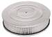  Parts -  Air Cleaner, Chrome 14" X 3" Performance Style  -Paper Element and Recessed Base