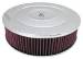  Parts -   Air Cleaner, Chrome 14" X 4" Performance Style -Washable Element and Off-Set Base