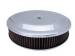  Parts -  Air Cleaner, Chrome 14" X 3" Race Car Style -Washable Element and Hi-Lip Base