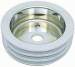 Chevrolet Parts -  Crank Shaft Pulley - Polished Aluminum -Big Block Chevy, Triple Groove (Short Water Pump)