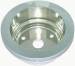 Chevrolet Parts -  Crank Shaft Pulley - Polished Aluminum -Small Block Chevy, Single Groove (Long Water Pump)