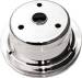 Chevrolet Parts -  Crank Shaft Pulley, Chrome - Single Groove -Long Water Pump, Small Block Chevy 283-350