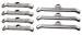 Chevrolet Parts -  Chevrolet Valve Cover Spreader Bars Chrome BB Chevy 396-454 (Set Of 7)