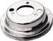 Chevrolet Parts -  Crank Shaft Pulley - Chrome SB/ Big Block Chevy, Single Groove Add-On Pulley (Long Water Pump)