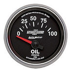  Parts -  Instrument Gauges - Auto Meter Sport Comp II 2-1/16" Oil Pressure Gauge. Mechanical 0-100 Psi, Short Sweep