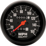  Parts -  Instrument Gauges - Auto Meter Z Series 3-3/8" 0-160 Mph Speedometer. In-Dash Mount